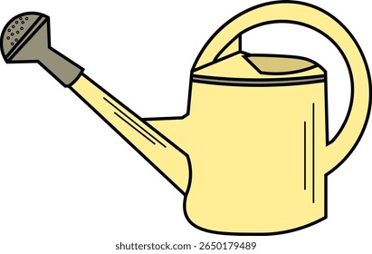 The Illustration of farmers tools : Watering can