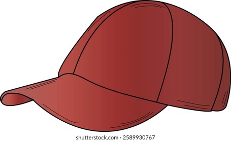 The Illustration of Fashion stylist simple Cap
