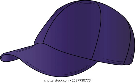 The Illustration of Fashion stylist simple Cap