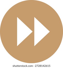 An illustration of a fast forward button icon.
