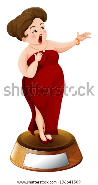 fat girl red dress