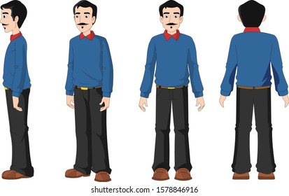 Illustration Father Model Stock Vector (Royalty Free) 1578846916 ...