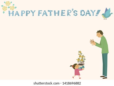 Illustration for Father's Day.
Material for design.