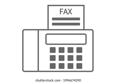 Illustration Fax Graphic Material Vector Illustration Stock Vector ...