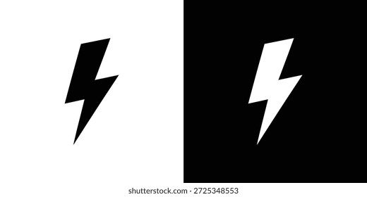 La ilustración presenta rayos; uno negro sobre blanco, el otro blanco sobre negro. Diseño visual sencillo y llamativo con un diseño de alto contraste.