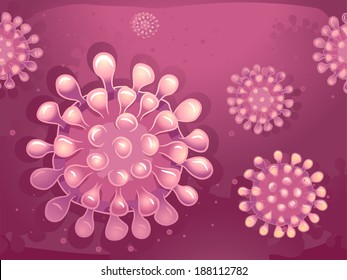 Illustration Featuring a Coronavirus