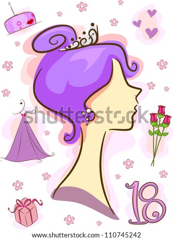 Illustration Featuring Debut-Related Elements