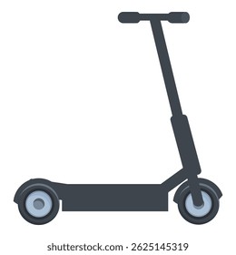 Illustration featuring an electric scooter with large wheels