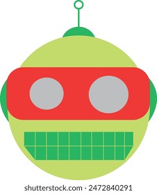 Ilustración con un robot humanoide futurista con capacidades avanzadas de inteligencia artificial. 
