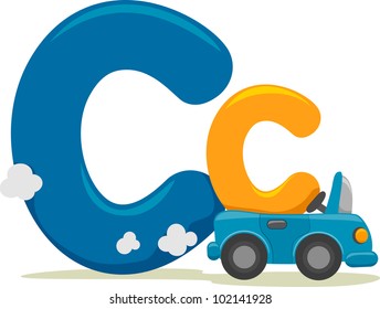 Illustration Featuring the Letter C