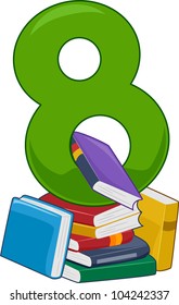 Illustration Featuring the Number 8