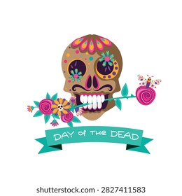 Illustration featuring skull 