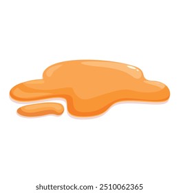 Ilustración con un líquido vibrante y naranja salpicando, creando un visual dinámico y llamativo