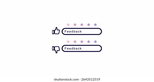illustration of feedback box and rating