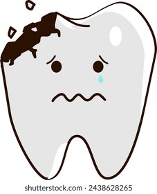 illustration of feeling teeth icon
