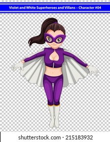 Illustration of a female hero