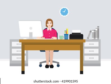 Front Desk Cartoon Images Stock Photos Vectors Shutterstock
