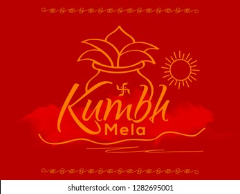 illustration Of Festival Of kumbh.