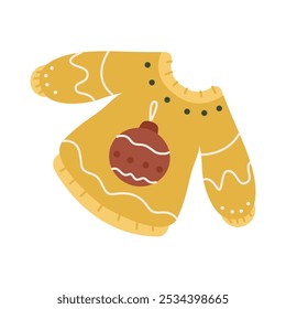 Illustration of Festive Christmas Sweater