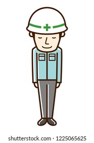 Illustration of field worker.
