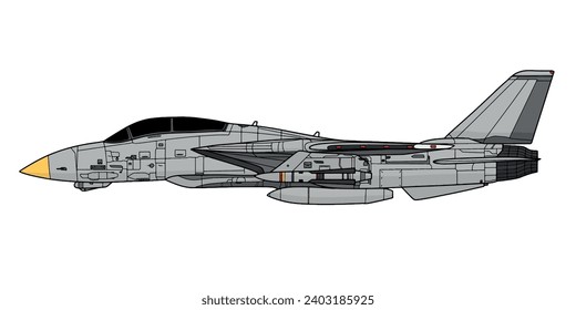 Ilustración del vector de caza