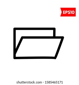 illustration of file flat icon
