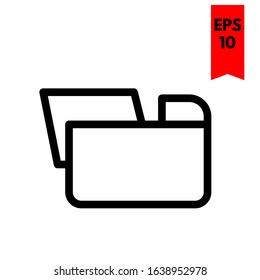 illustration of file flat icon