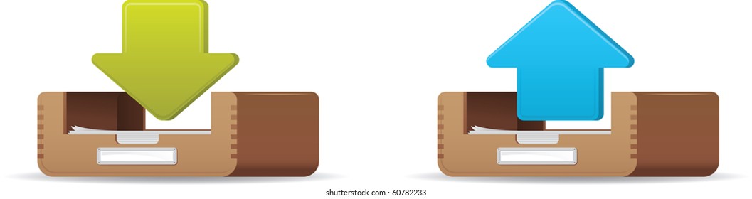 Illustration of File in and file out