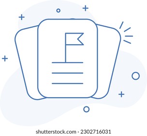 illustration of a file target 