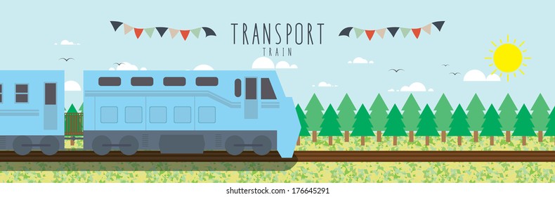 illustration file useful, which about transportation. (Train) 