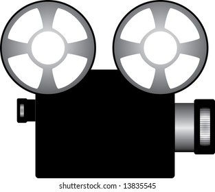 illustration of a Film projector