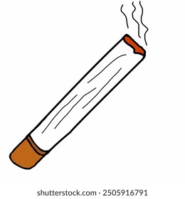 an illustration of a filter cigarette