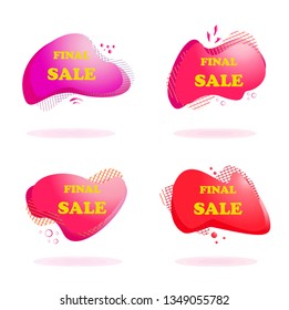 illustration with final sale on a pink background