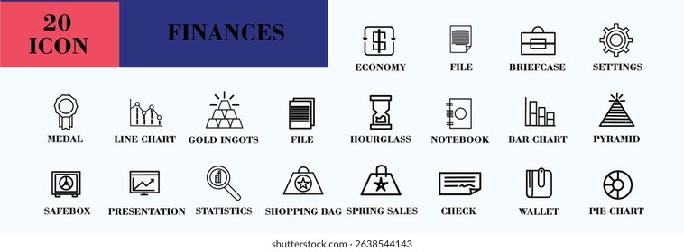 Illustration of finances icon to show business, finance, productivity and growth
