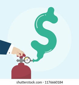 Illustration of financial concept