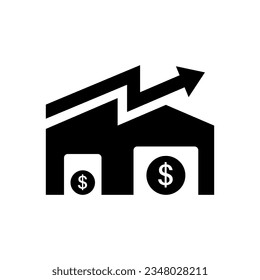 Illustration of Financial Growth Icon Design