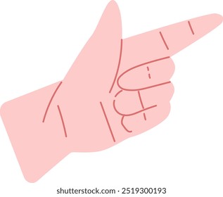 illustration finger hand gestures vector