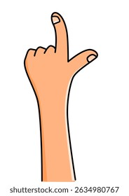 illustration of a finger pointing
