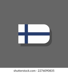 Vorlage für die Flagge Finnlands