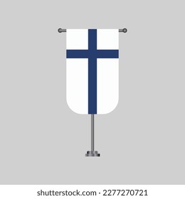 Vorlage für die Flagge Finnlands