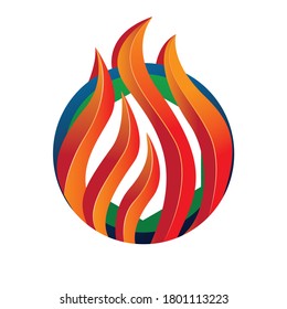 Logo der Ball-Illustration 