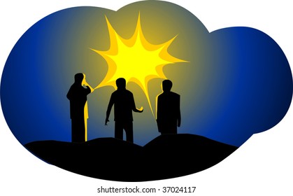 Illustration of fire crackers 	