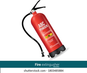 Illustration of fire extinguisher  illustration 