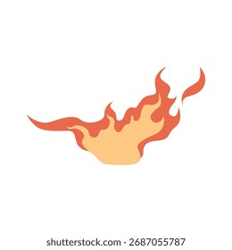 Illustration einer Feuerflamme