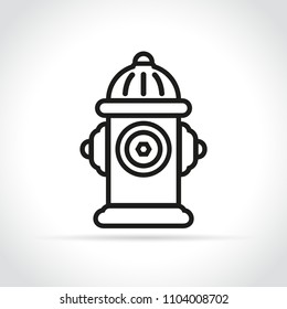 Illustration of fire hydrant on white background