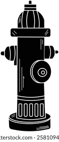 the illustration of fire hydrant for public space.