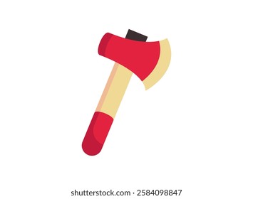 Illustration of an Firefighter Axe Flat Icon