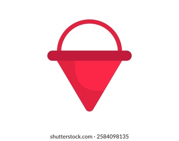 Illustration of an Firefighter Flat Icon