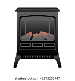 It is an illustration of a fireplace.