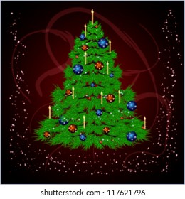 illustration of fir-tree